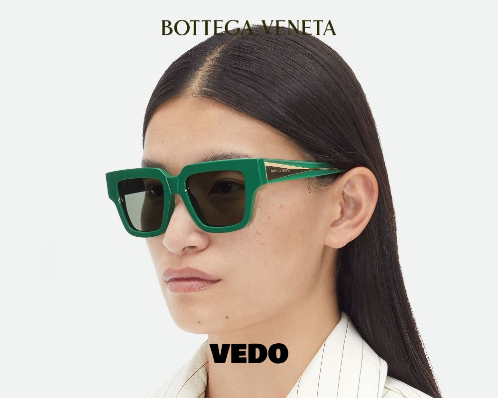 Bottega Veneta Tri-Fold Square Sunglasses BV1276S