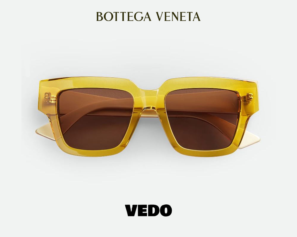 Bottega Veneta Tri-Fold Square Sunglasses BV1276S