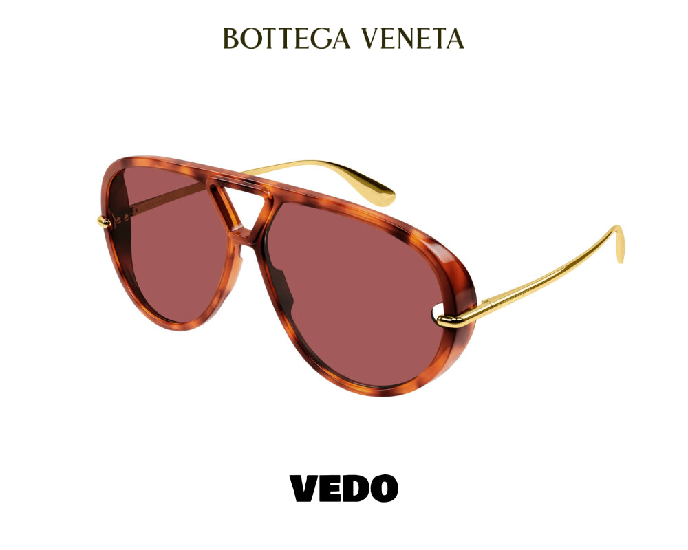 Bottega Veneta oversize Aviator Sunglasses BV1274S vedosunglasses havana brown