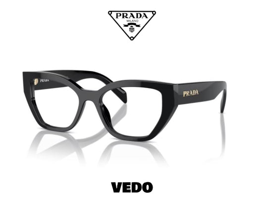 Cat eye bold eyeglasses PRADA A16Vvedosunglasses.com black