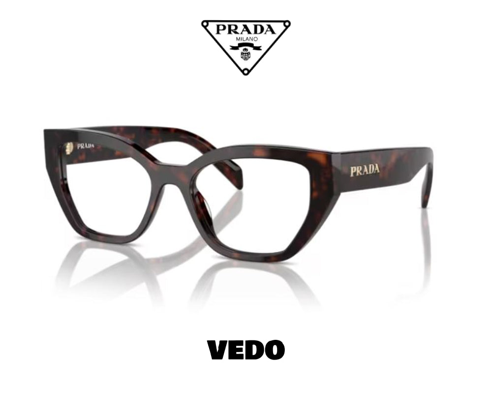 Cat eye bold eyeglasses PRADA A16Vvedosunglasses.com brown havana