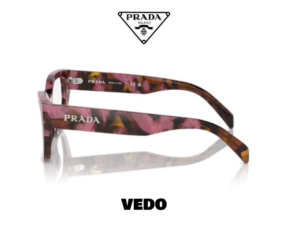 Cat eye bold eyeglasses PRADA A16Vvedosunglasses.com pink havana