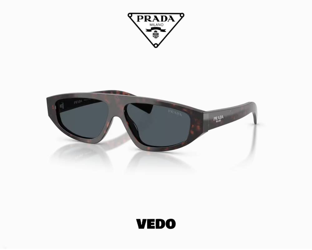 Design Prada SPR C02 Acetate Sunglasses brown havana dark