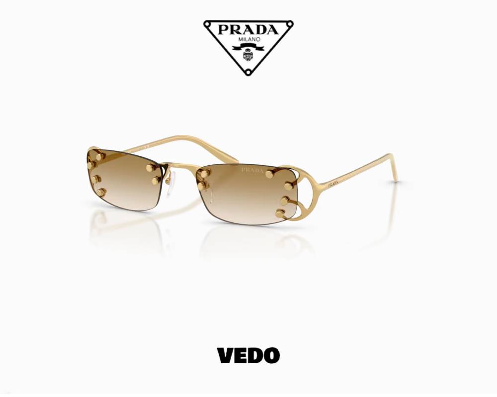 Glasant design Prada SPR C57 Metal Sunglasses gold