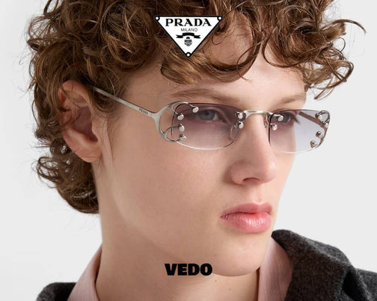 Glasant design Prada SPR C57 Metal Sunglasses silver