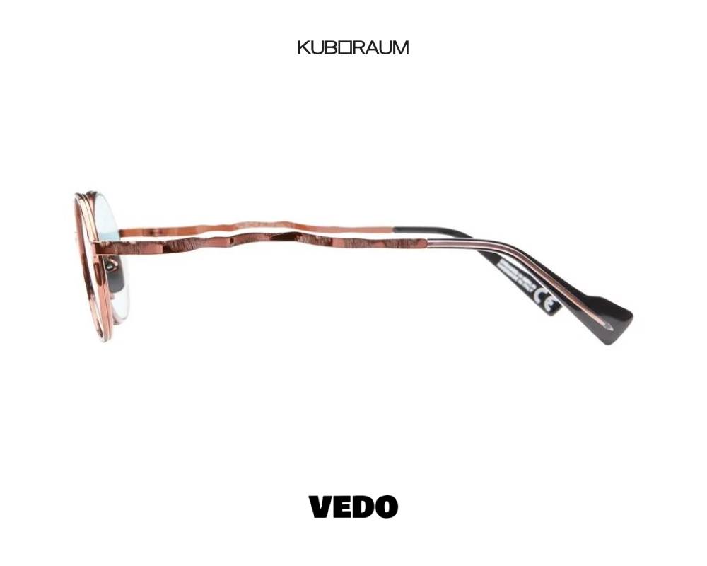 Kuboraum H11 Double Round Metal Eyeglasses vedosunglasses.com copper