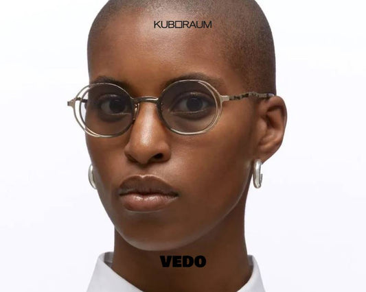 Kuboraum H11 Double Round Metal Eyeglasses vedosunglasses.com gold