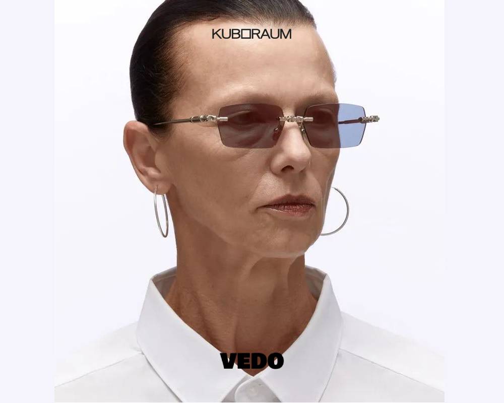 Kuboraum H61 LIGHT GOLD Glasant Rectangular Sunglasses vedosunglasses.com vedosunglasses.com 