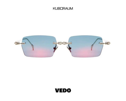 Kuboraum H61 LIGHT GOLD Glasant Rectangular Sunglasses vedosunglasses.com gunmetal vedosunglasses.com 