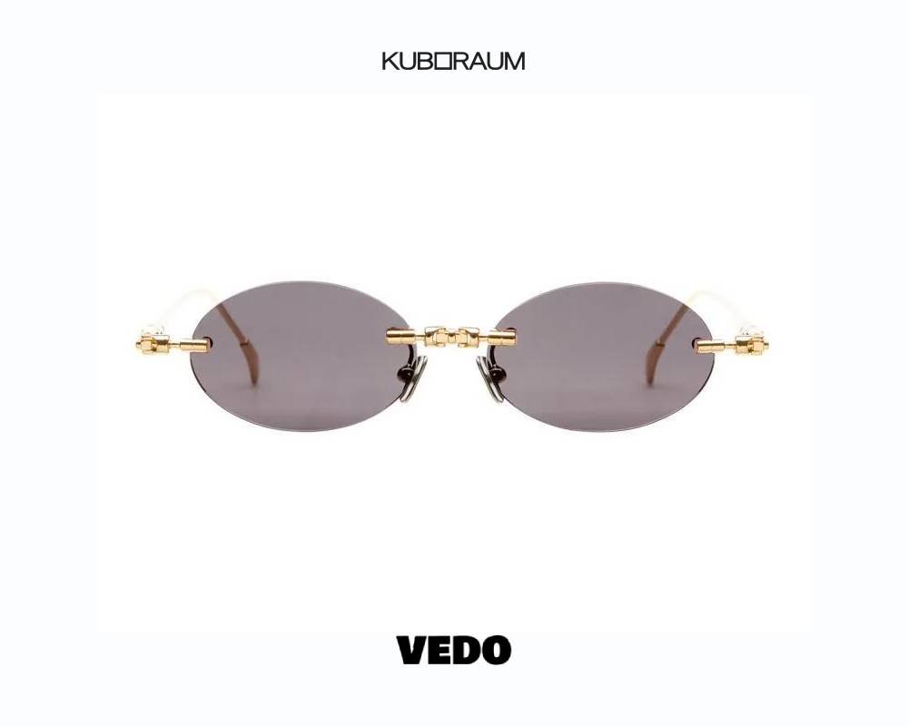 Kuboraum H62 Glasant Oval Sunglasses vedosunglasses.com gold 