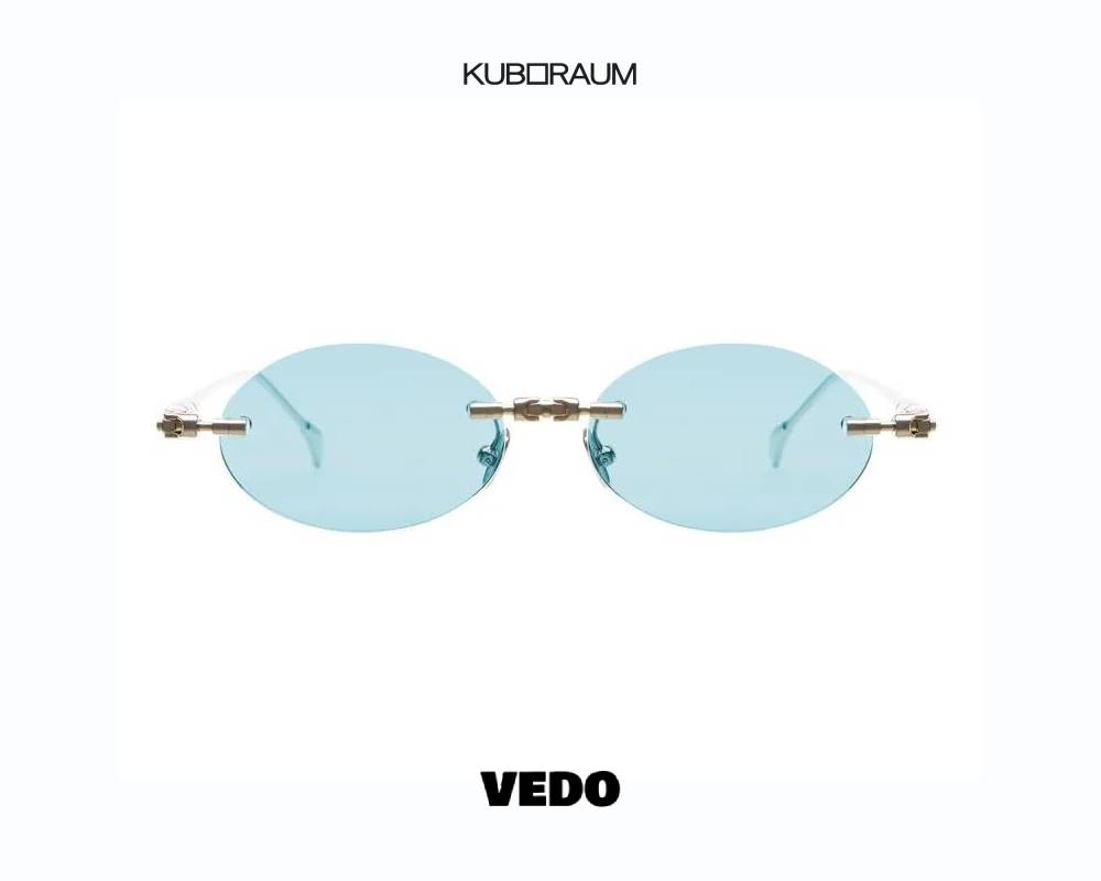 Kuboraum H62 Glasant Oval Sunglasses vedosunglasses.com gold blue 