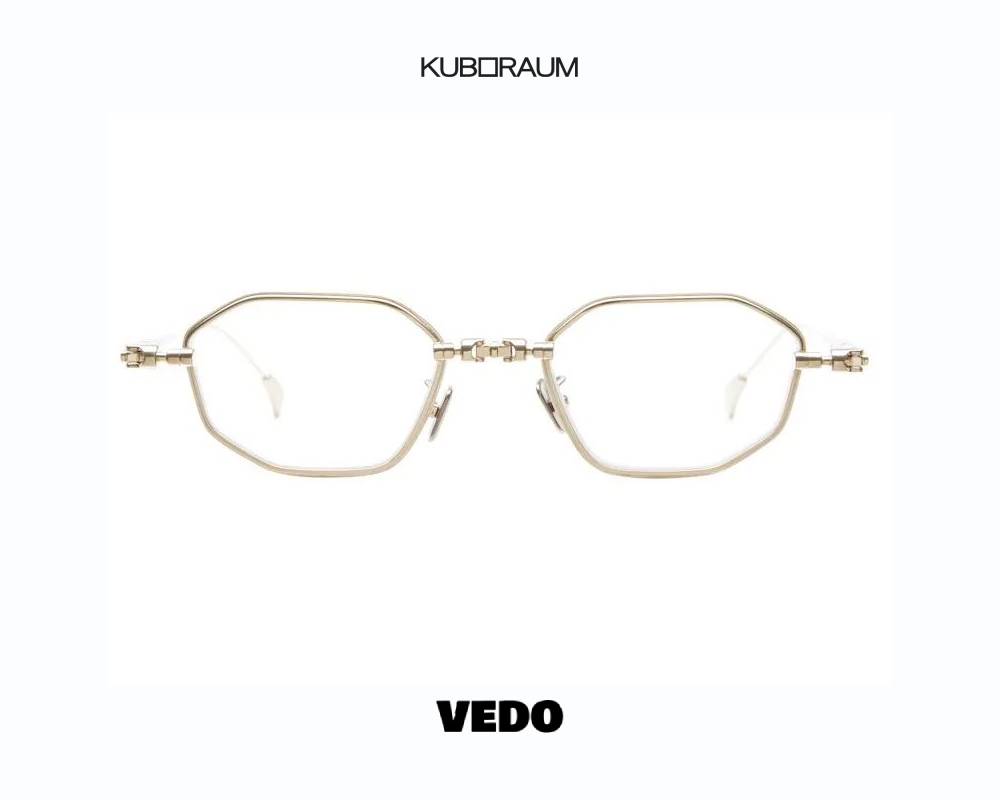 Kuboraum H66 Titanium Sunglasses vedosunglasses.com light gold