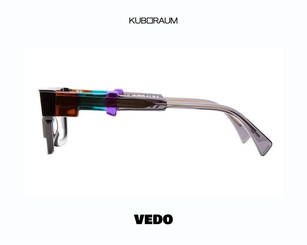 Kuboraum I01 Acetate Eyeglasses vedosunglasses.com black
