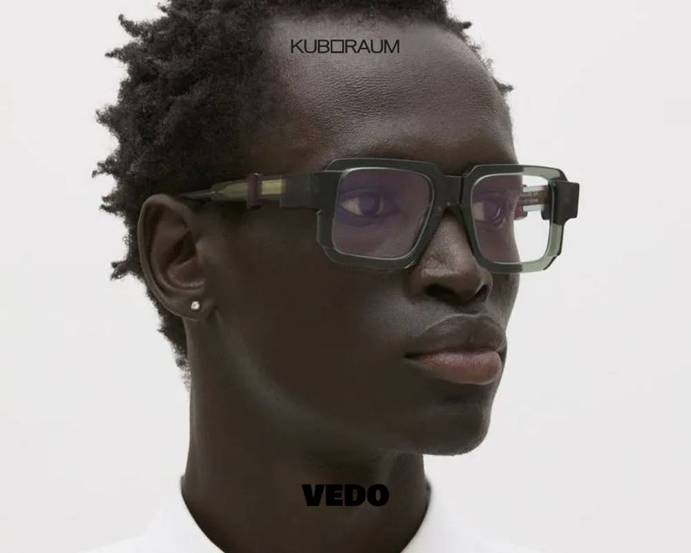 Kuboraum I03 Squared Eyeglasses vedosunglasses.com green 
