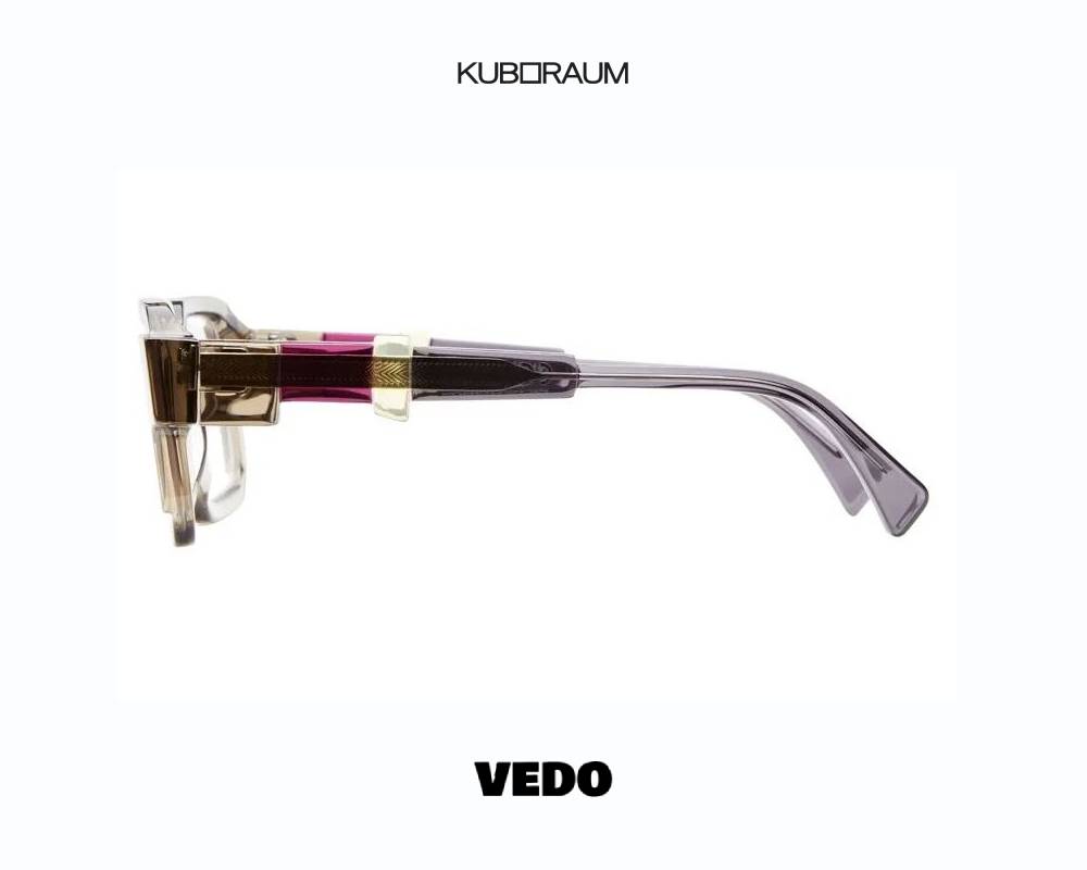 Kuboraum I03 Squared Eyeglasses vedosunglasses.com grey