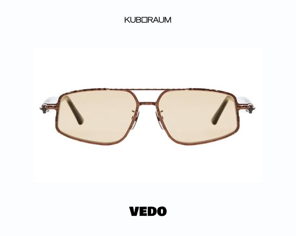 Kuboraum J73 Aviator Design Eyeglasses vedosunglasses.com bronze