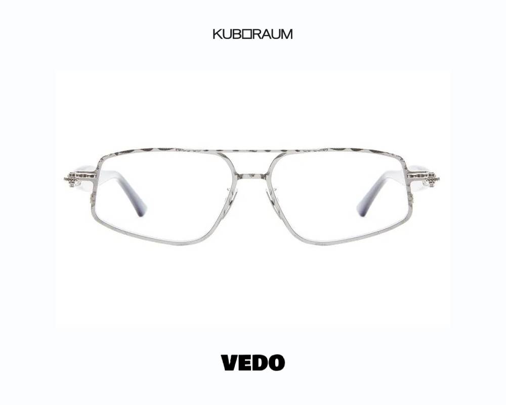 Kuboraum J73 Aviator Design Eyeglasses vedosunglasses.com silver