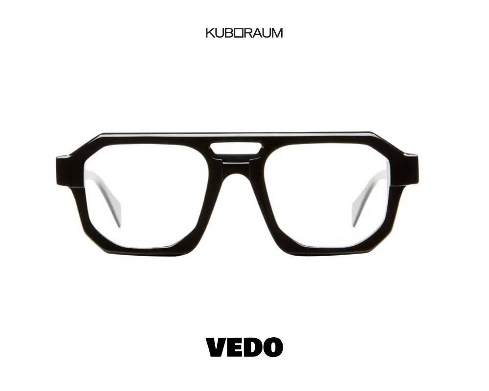 Kuboraum Mask K33 Double Bridge Aviator Design Eyeglasses