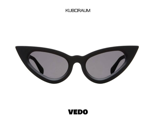 Kuboraum Y3 Feminine Cat-Eye Sunglasses vedosunglasses.com black shine