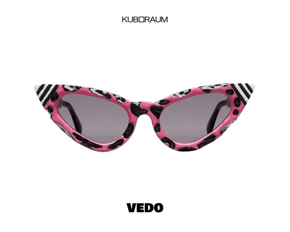 Kuboraum Y3 Feminine Cat-Eye Sunglasses vedosunglasses.com pop pink