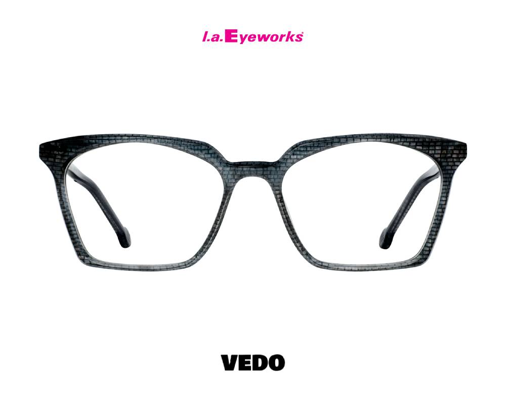 L.A. Eyeworks LEVI Feminine Squared Eyewear black