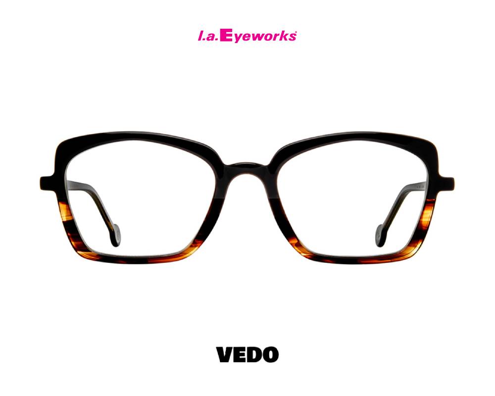 L.A. Eyeworks LOQUAT Women’s Eyeglasses brown black