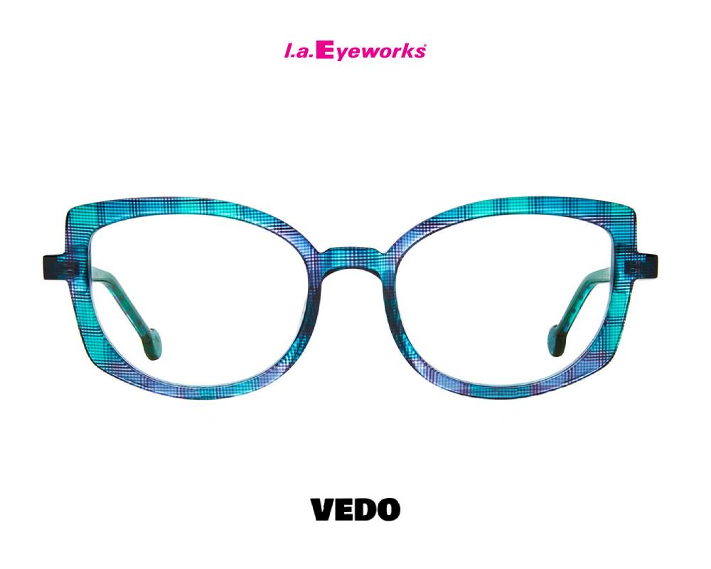 L.A. Eyeworks SEA RANCH butterfly Eyeglasses blue
