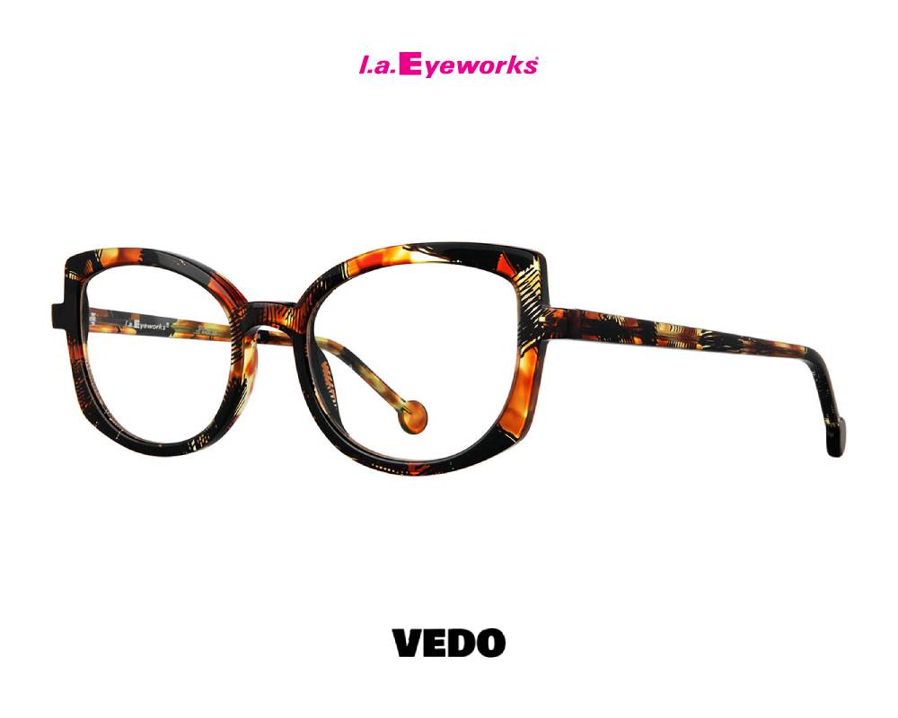 L.A. Eyeworks SEA RANCH butterfly Eyeglasses brown