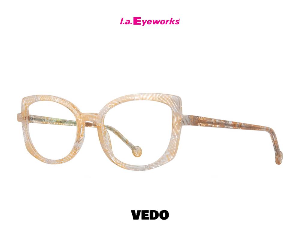 L.A. Eyeworks SEA RANCH butterfly Eyeglasses gold