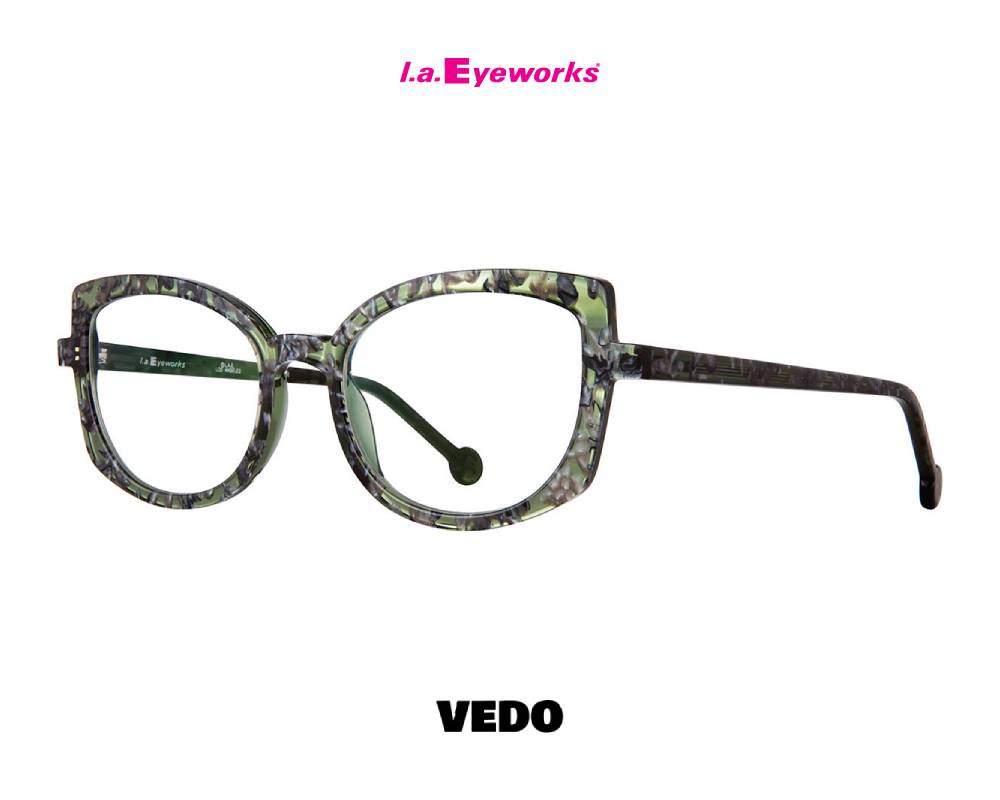 L.A. Eyeworks SEA RANCH butterfly Eyeglasses green