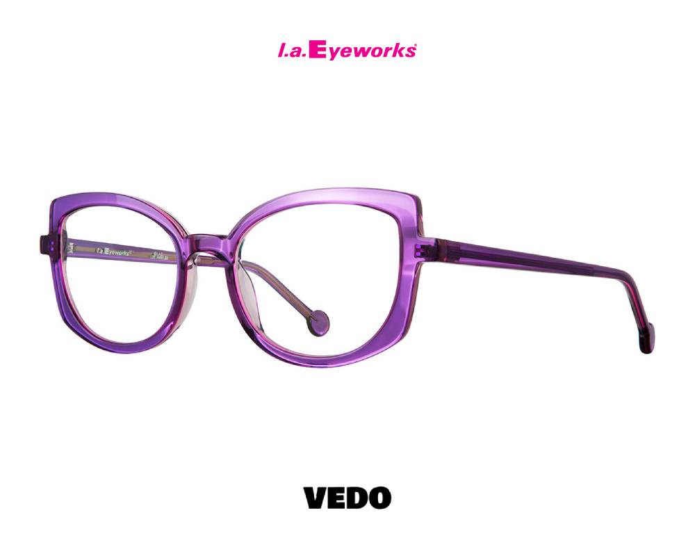 L.A. Eyeworks SEA RANCH butterfly Eyeglasses violet