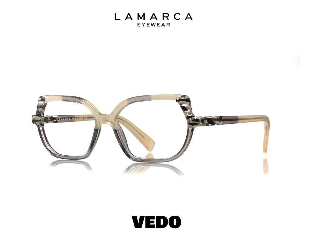 LAMARCA Mosaico 167 Small Cat Eye Eyeglasses vedosunglasses grey 