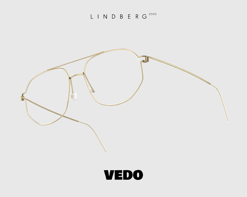 LINDBERG Air Titanium ANDREAS aviator eyeglasses vedosunglasses gold