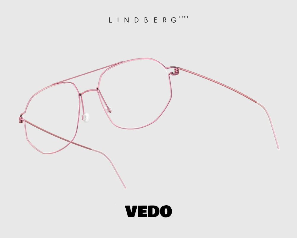 LINDBERG Air Titanium ANDREAS aviator eyeglasses vedosunglasses pink