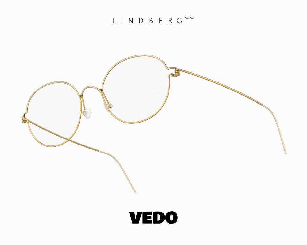 LINDBERG Air Titanium Rim STEFANO Oval Round Eyeglasses vedosunglasses.com GT gold