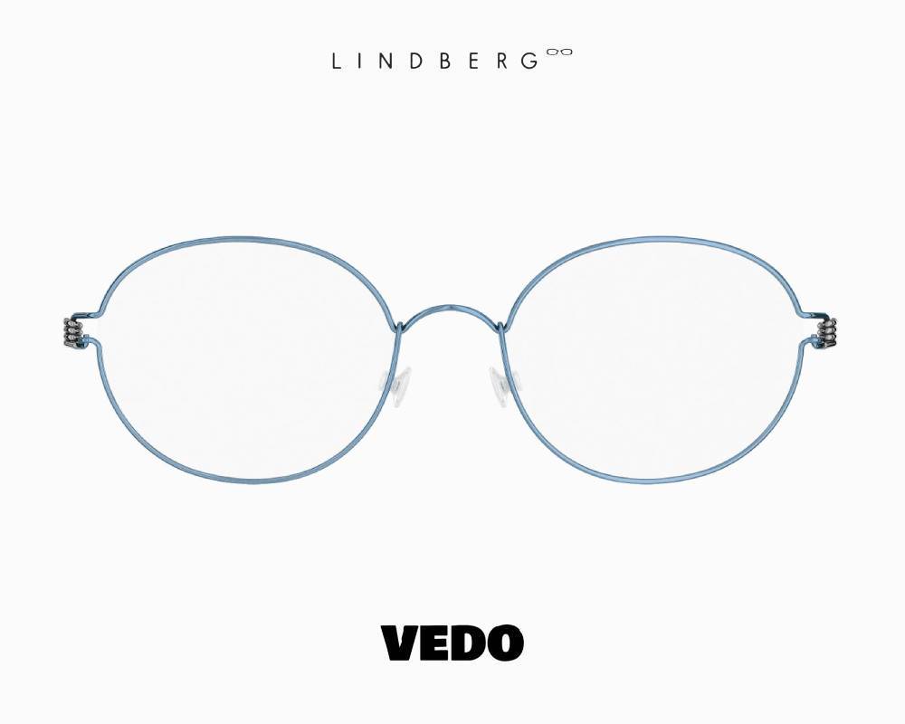 LINDBERG Air Titanium Rim STEFANO Oval Round Eyeglasses vedosunglasses.com P20-P10 light blue silver
