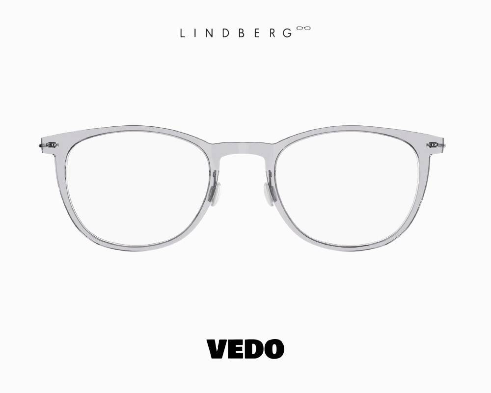 LINDBERG NOW 6529 Titanium Eyeglasses LIGHT GREY