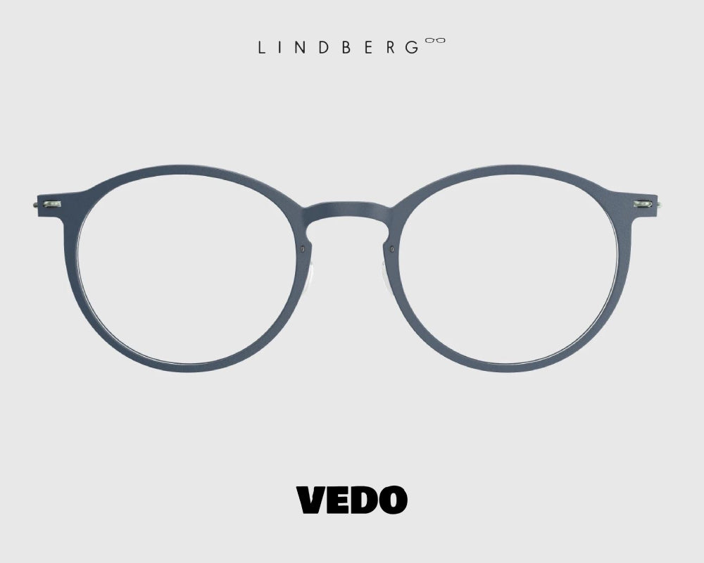 LINDBERG NOW 6541 round eyeglasses vedosunglasses blue