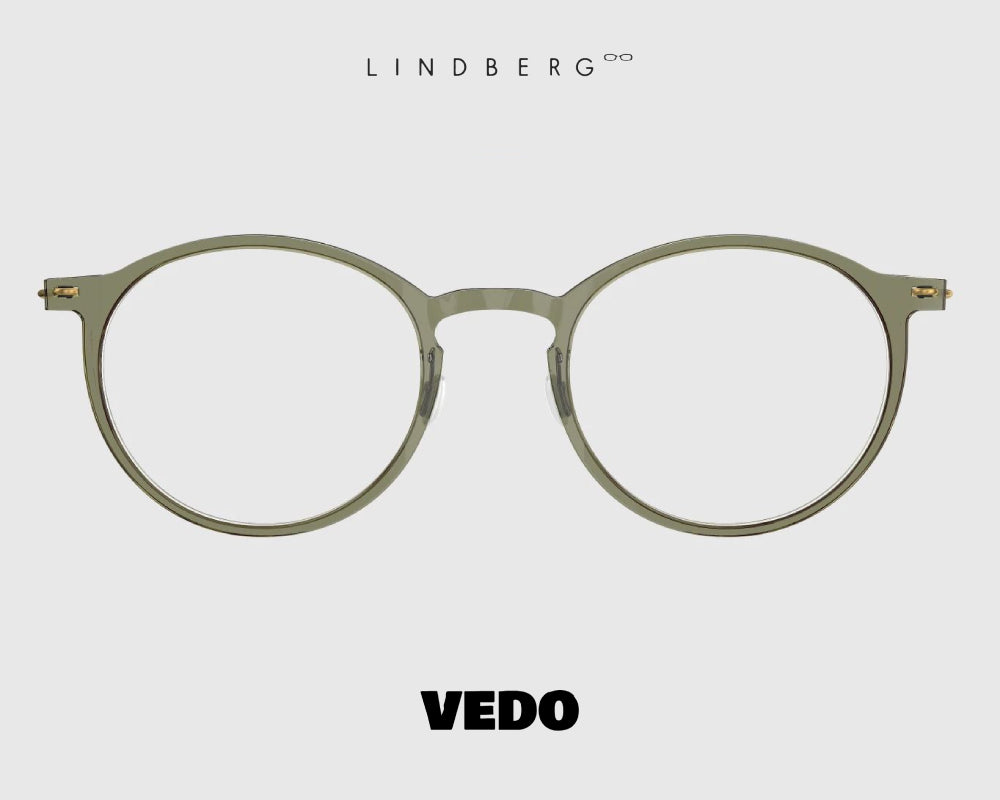 LINDBERG NOW 6541 round eyeglasses vedosunglasses green