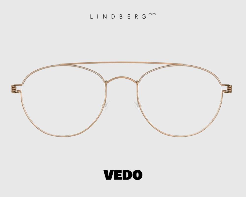 Lindberg Air Titanium Rim CHRISTOFFER Round Aviator Eyeglasses vedosunglasses bronze