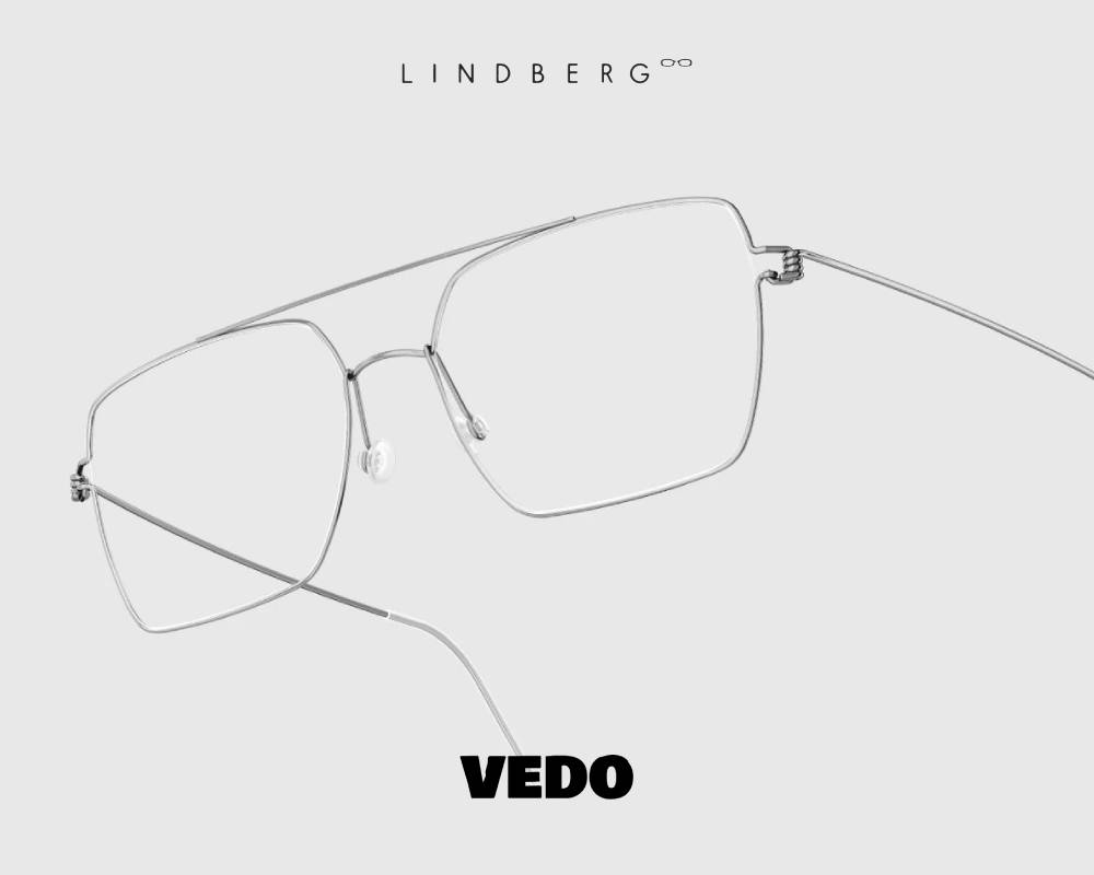 Lindberg Air Titanium Rim GUILLAUME Double Bridge Eyeglasses vedosunglasses silver