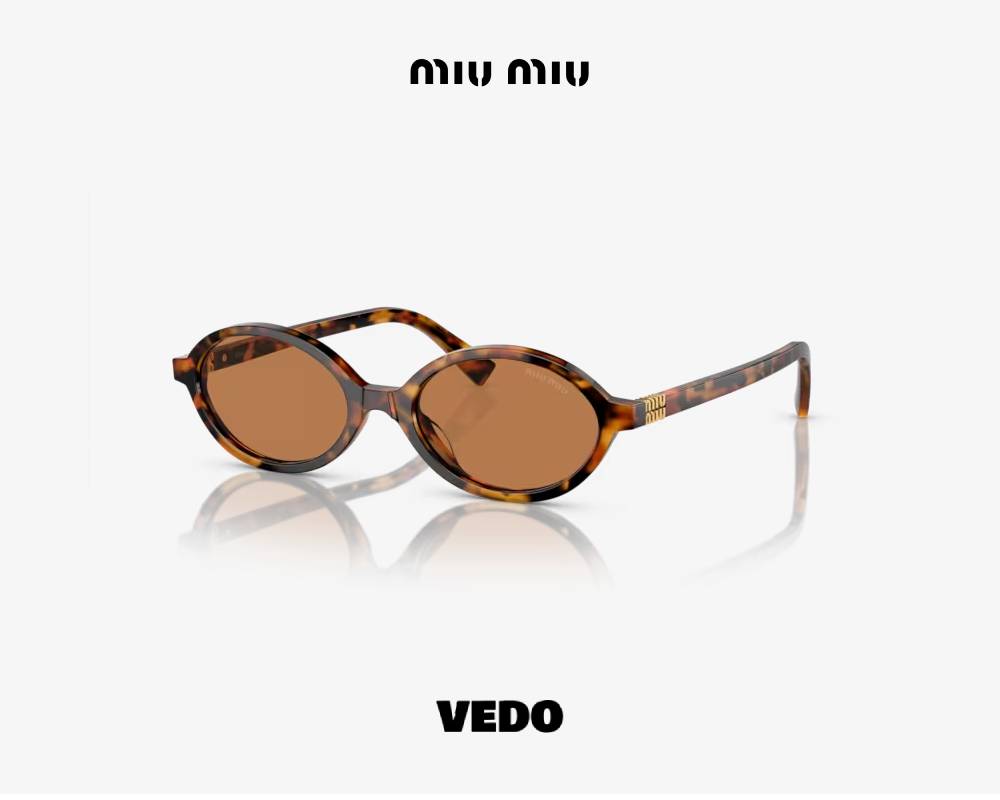 MIU MIU 04ZS - small oval sunglasses