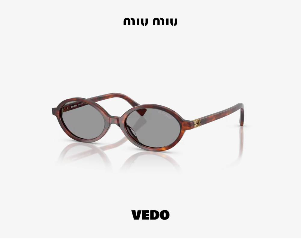 MIU MIU 04ZS - small oval sunglasses