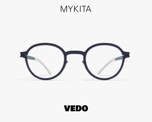 Round eyeglasses MYKITA Decades ROLLINS vedosunglasses blue navy