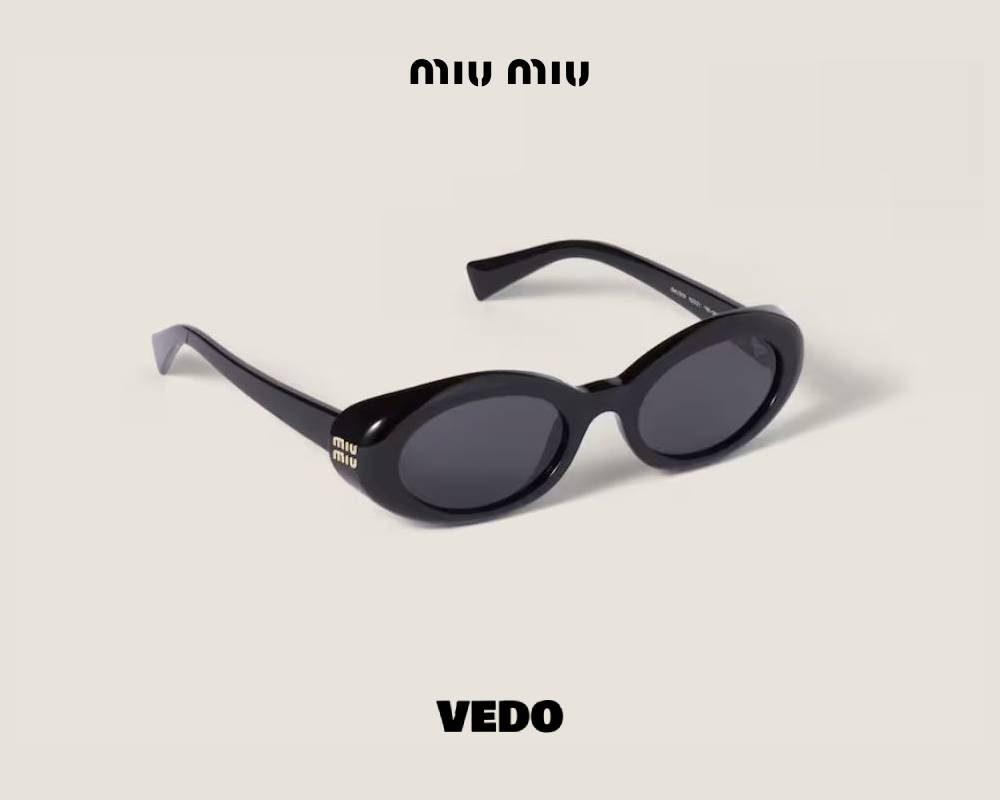 Miu Miu B09S Rêverie Feminine Wraparound Sunglasses vedosunglasses.com black