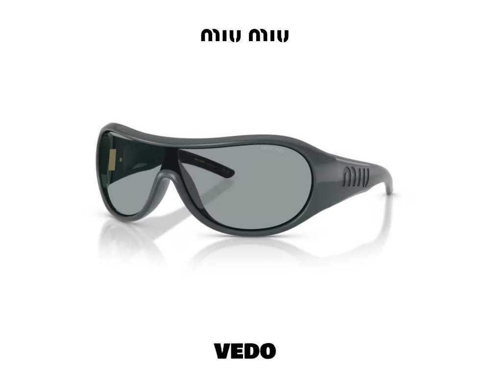 Miu Miu B14 Wraparound Archive 2005 Shield Sunglasses vedosunglasses.com grey