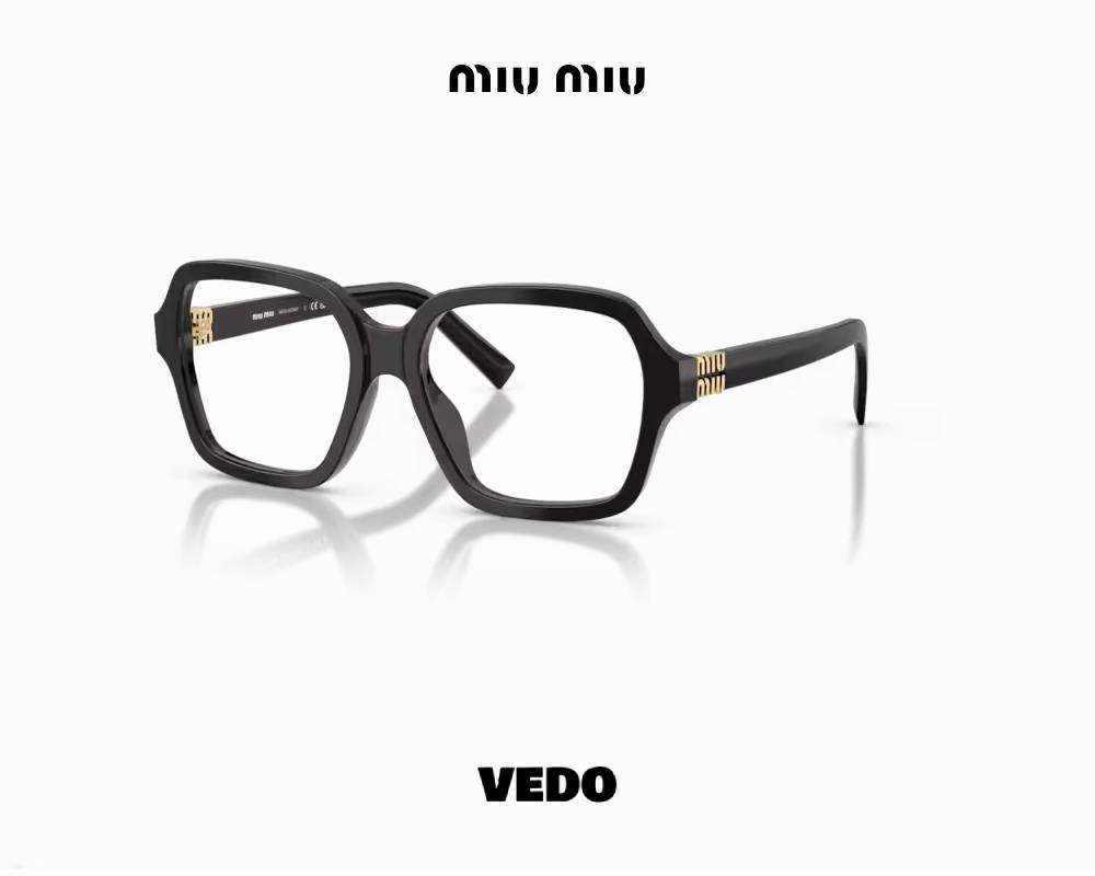 Miu Miu MU 03YV – Square Optical Eyeglasses black