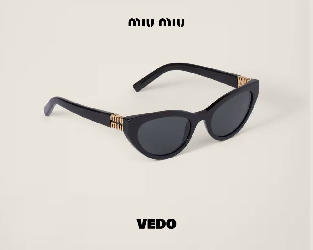 Miu Miu SMU A04 Cat-Eye Sunglasses black 