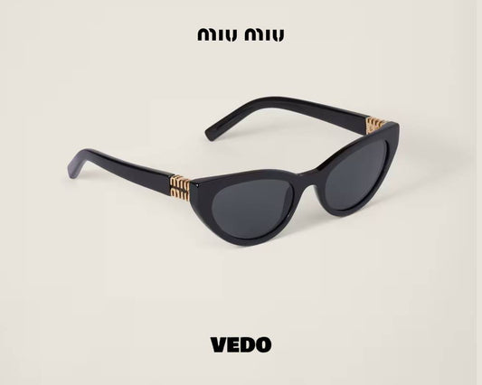 Miu Miu SMU A04 Cat-Eye Sunglasses black 