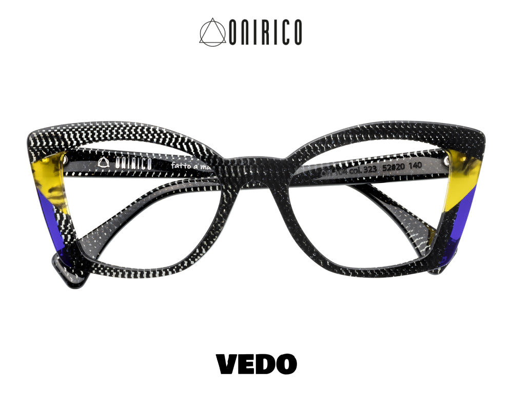 ONIRICO ON104 Oversize Butterfly Eyeglasses vedosunglasses.com black
